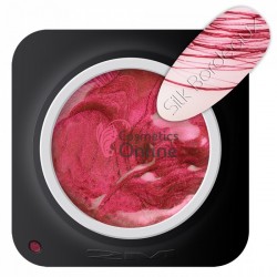 Gel UV 2M Beauty Spider visiniu Silk Bordeaux, gel panza de paianjen 5 g